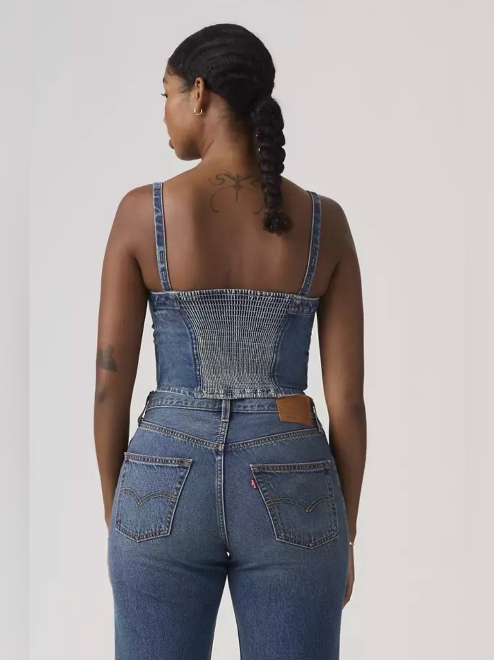 Levi's Premium Denim Tube Top - NWT - Picture 3 of 8